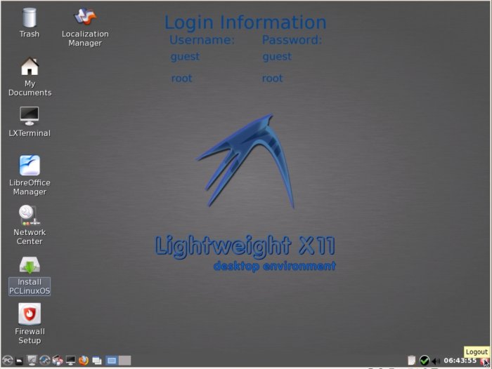 Завершение сеанса PCLinuxOS 2011.6 Завершение сеанса PCLinuxOS 2011.6