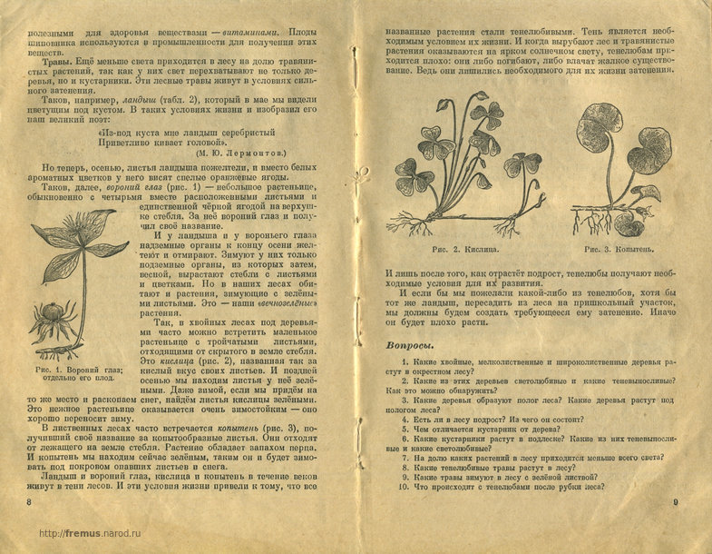 FREMUS: Ботаника. Учебник для V-VI классов семилетней и средней школы ...